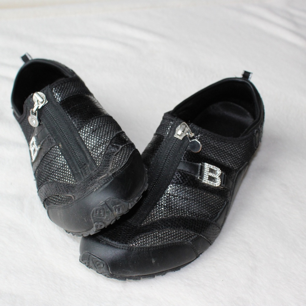 Black Bebe Sport Zipper Tennis